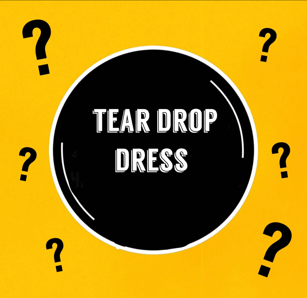 MYSTERY|Tear drop Dress