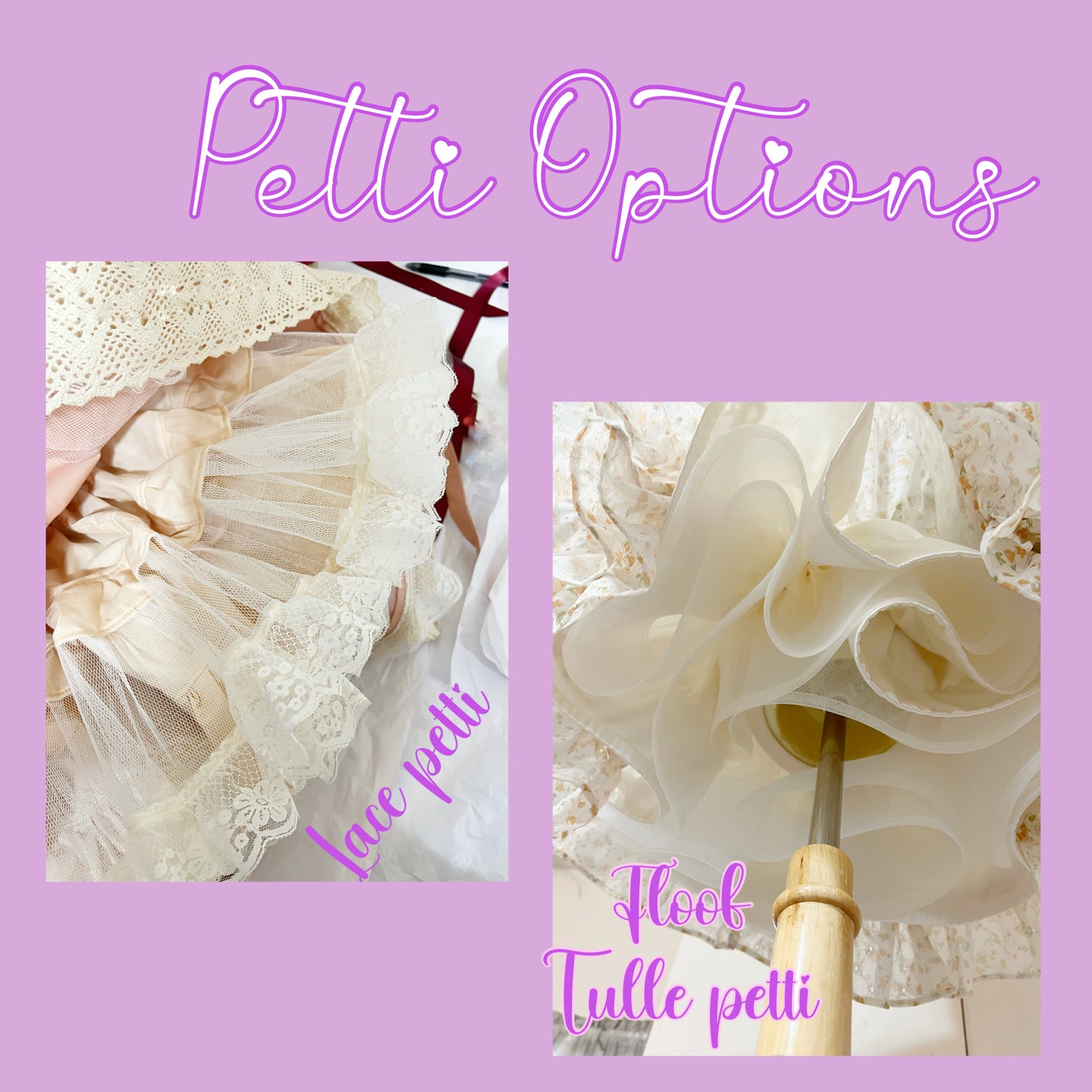 RTS SIZE 5 FLEXUBLE DAHLIA * please place in the notes if you want tulle or lace petti