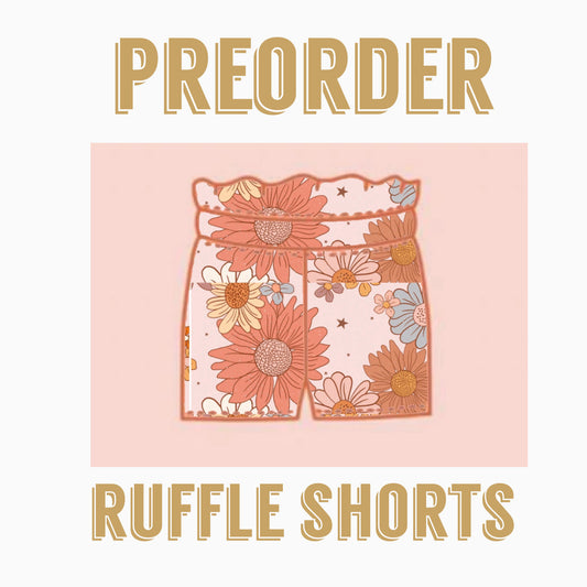 GROOVY BABY PREORDER |  Ruffle shorts