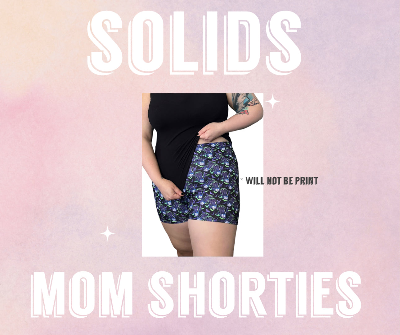 SOLIDS | Mom Shorties