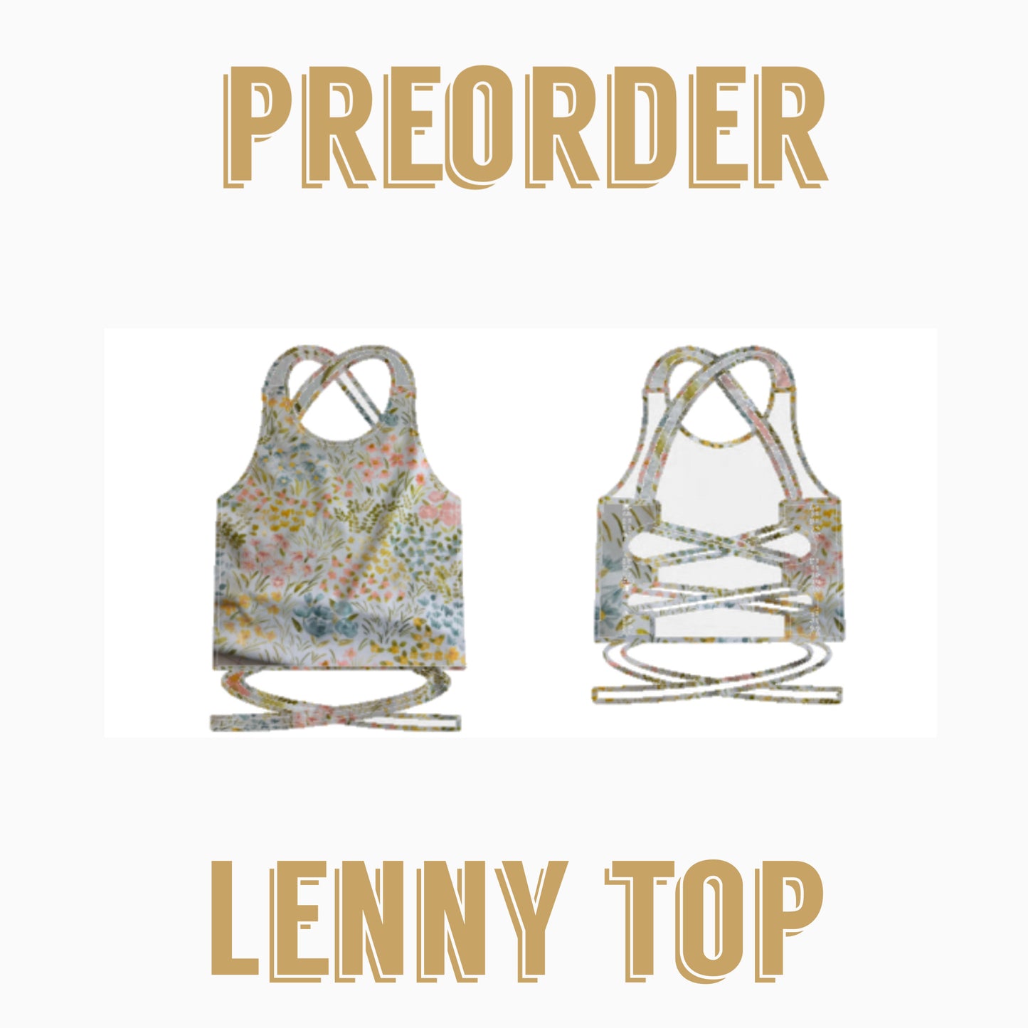 GROOVY BABY PREORDER | Lenny Crop or TOP
