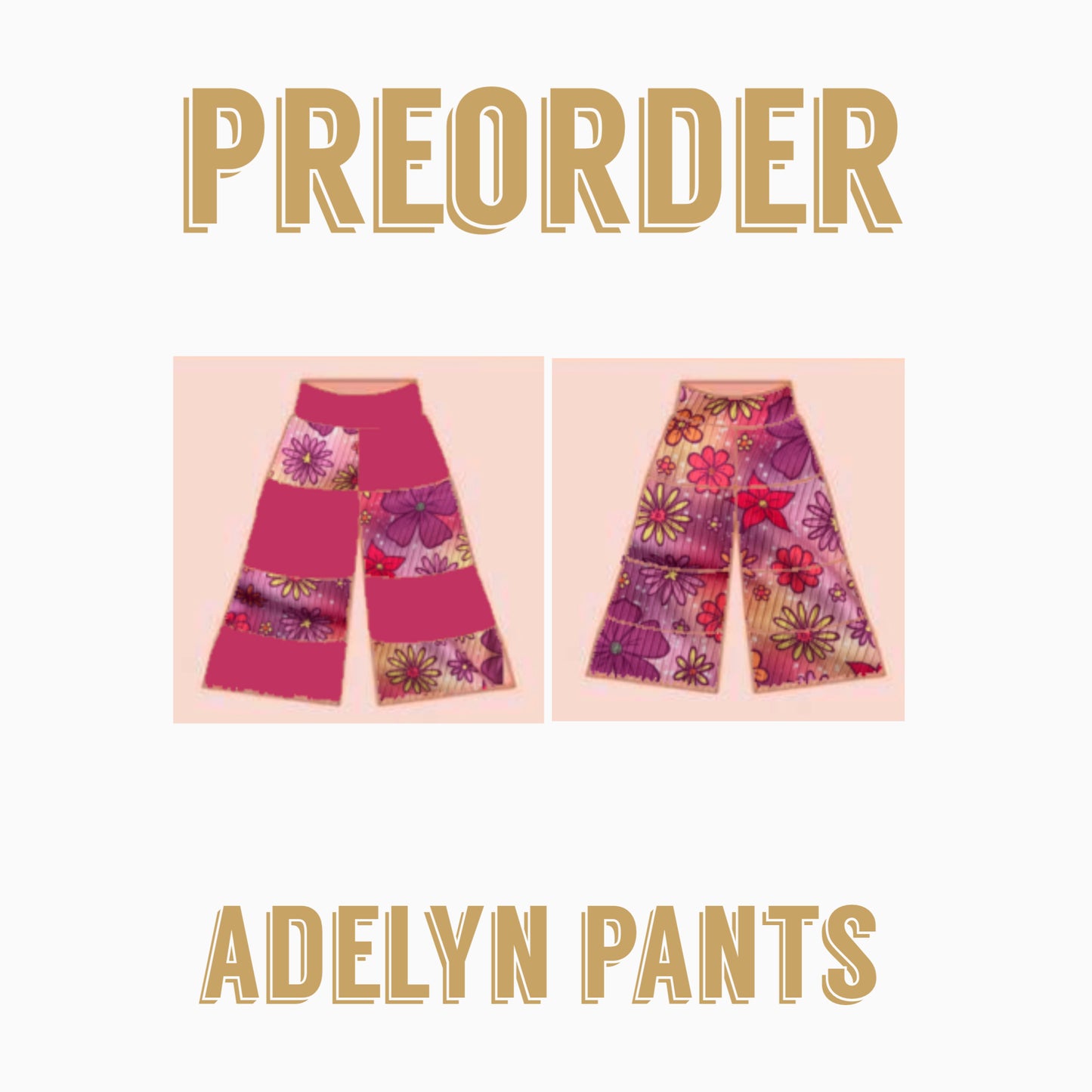 GROOVY BABY PREORDER | Adelyn pants