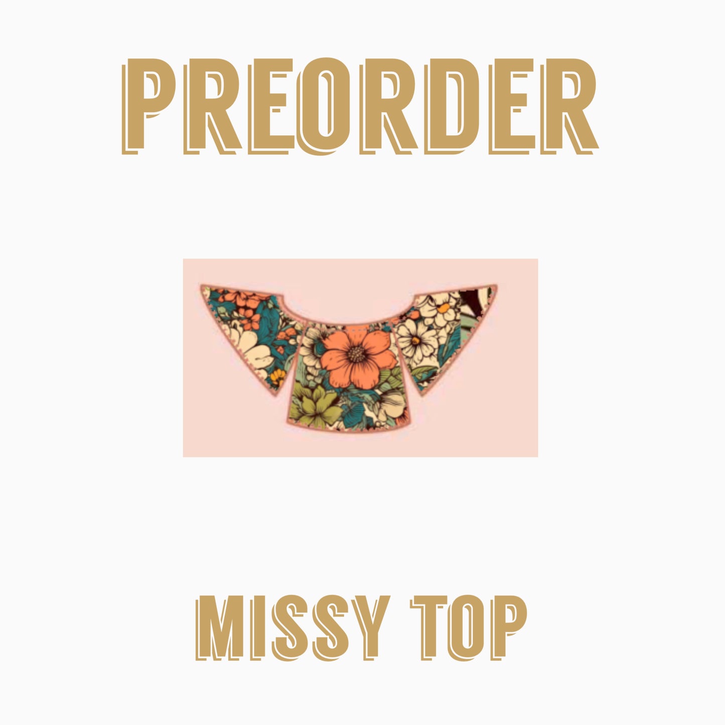 GROOVY BABY PREORDER  | Missy Top