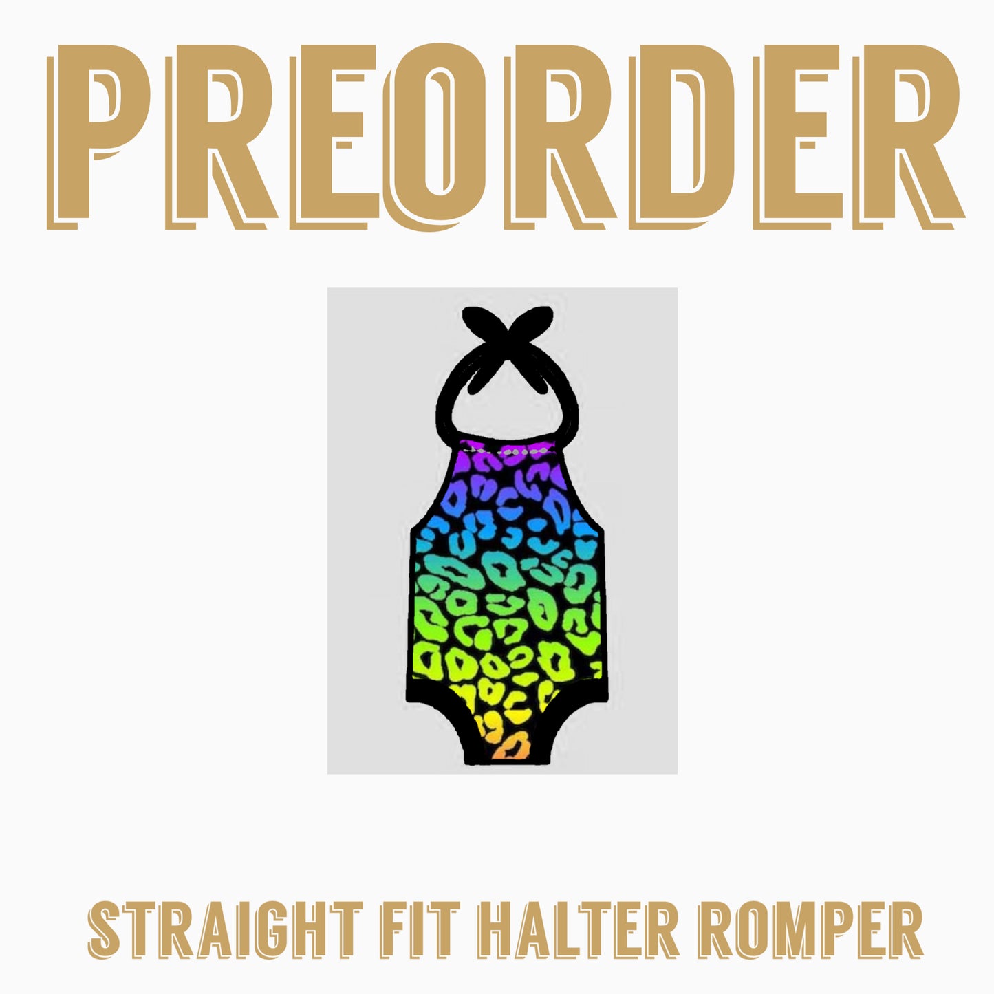 EPIC  |  Straight fit Halter Romper