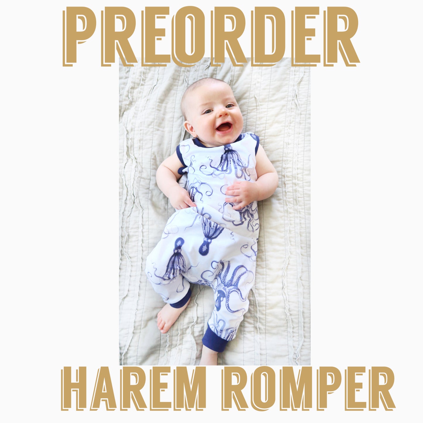 GROOVY BABY PREORDER | Harem Romper