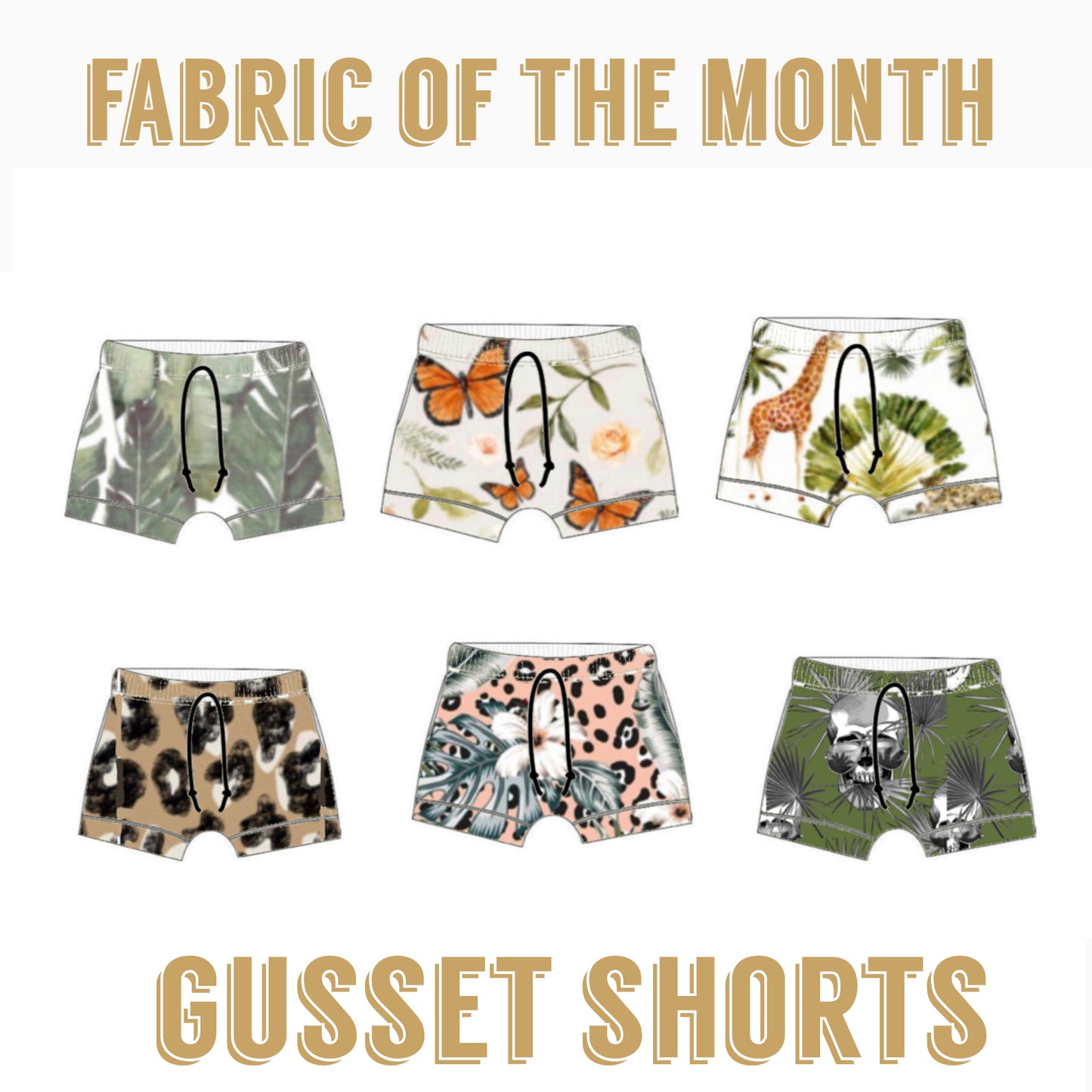 Fabric of the month | Gusset shorts
