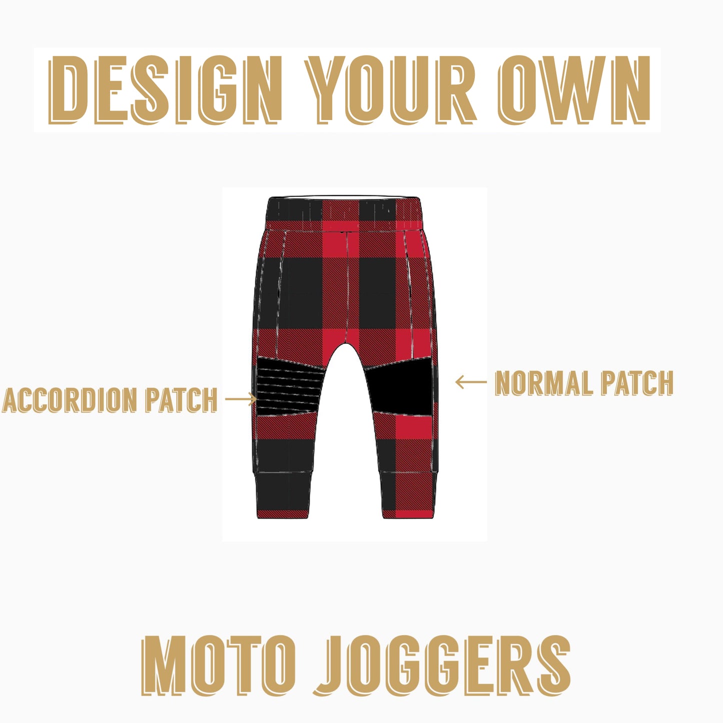 Design Your Own | moto Joggers