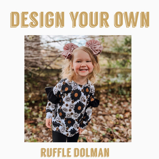 Design your own | RUFFLE DOLMAN