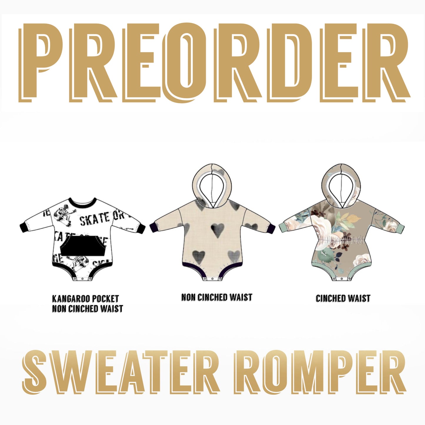 THANKFALL Preorder| Unisex Sweater romper