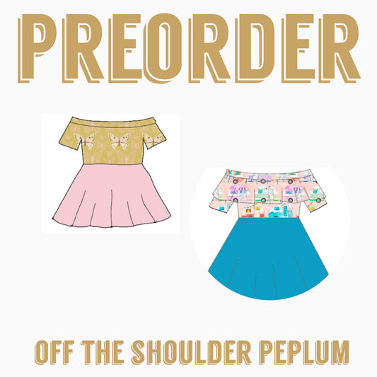 EPIC PREORDER | Off the Shoulder Peplum