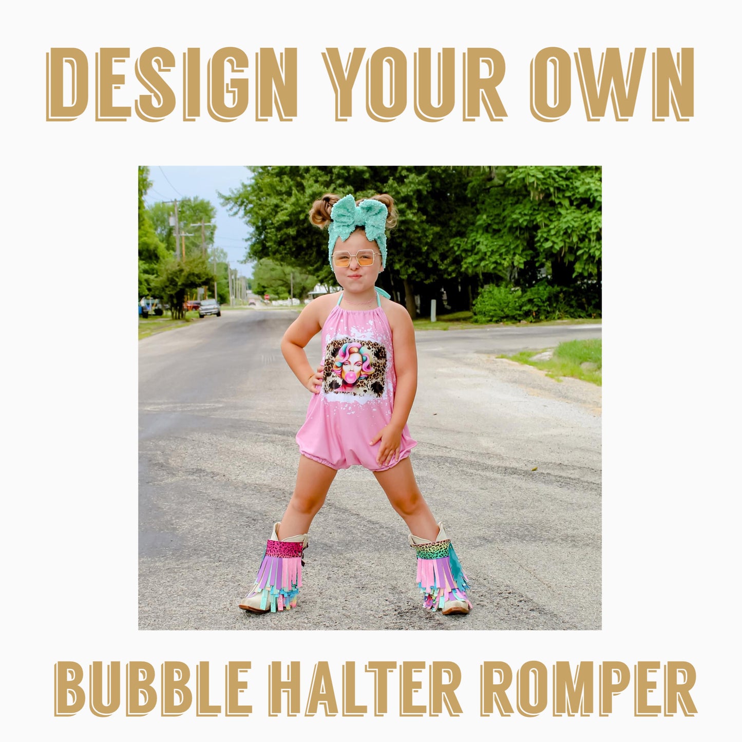 Design Your Own|  Bubble Halter Romper