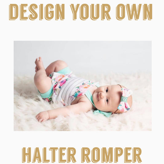 PATRIOTIC PREORDER |Halter Tie Romper