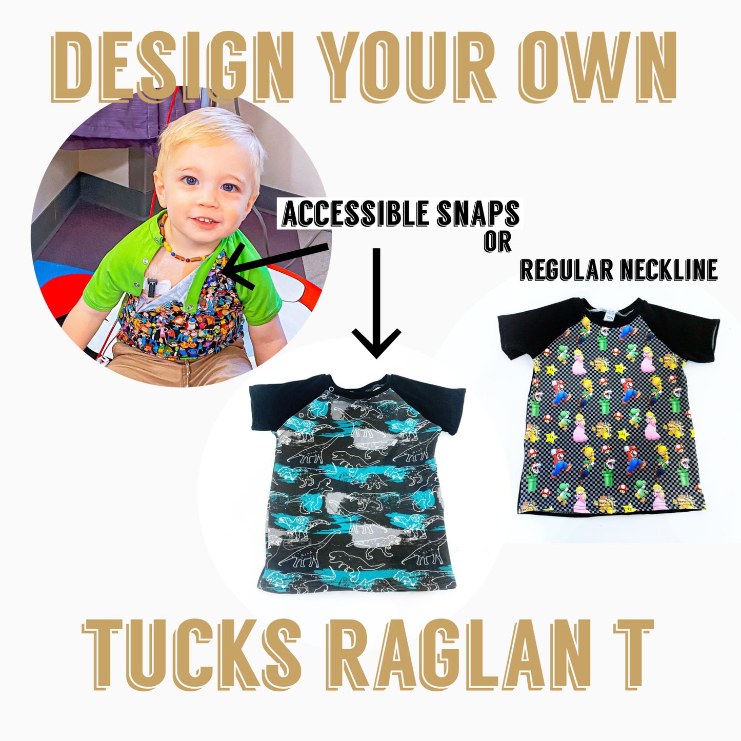Design Your Own| Tuck’s Raglan T