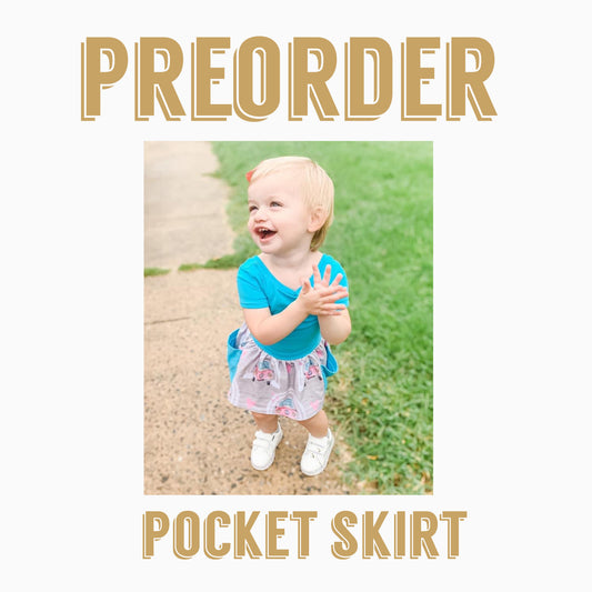 PATRIOTIC PREORDER| Pocket skirt