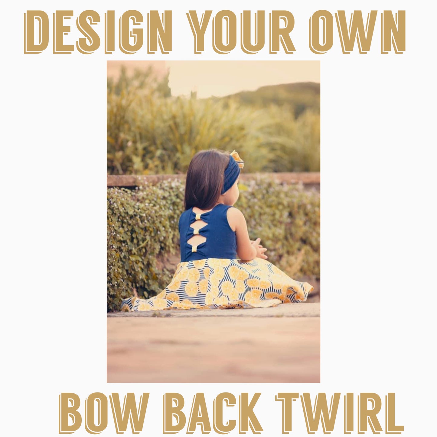 Design your own | Bow Back Twirl Dress