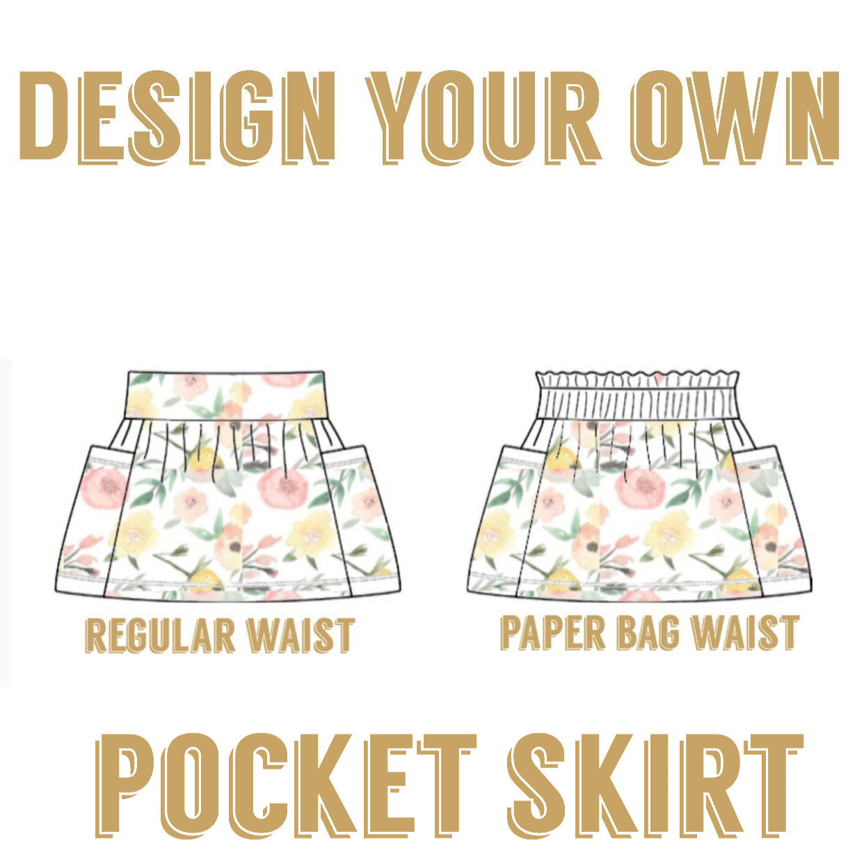 Design your own| Pocket Skirt
