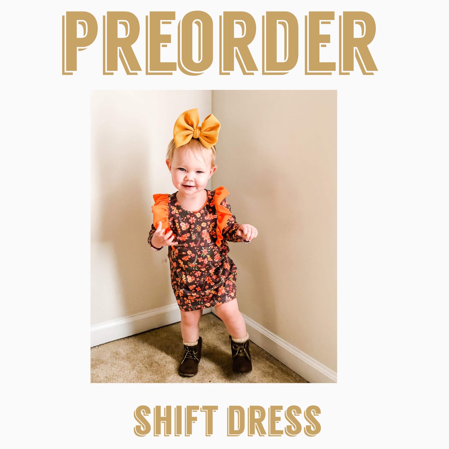 THANKFALL  preorder| Ruffle Shift Top or Vintage Dress