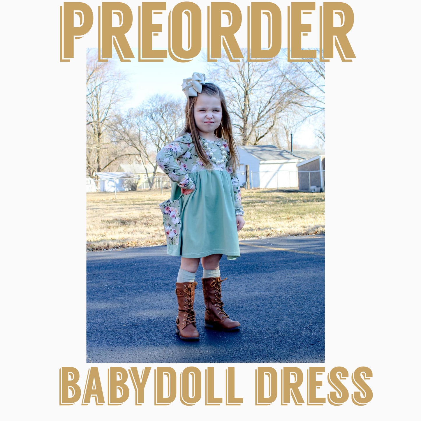 PATRIOTIC PREORDER PREORDER | Baby Doll Pocket Dress