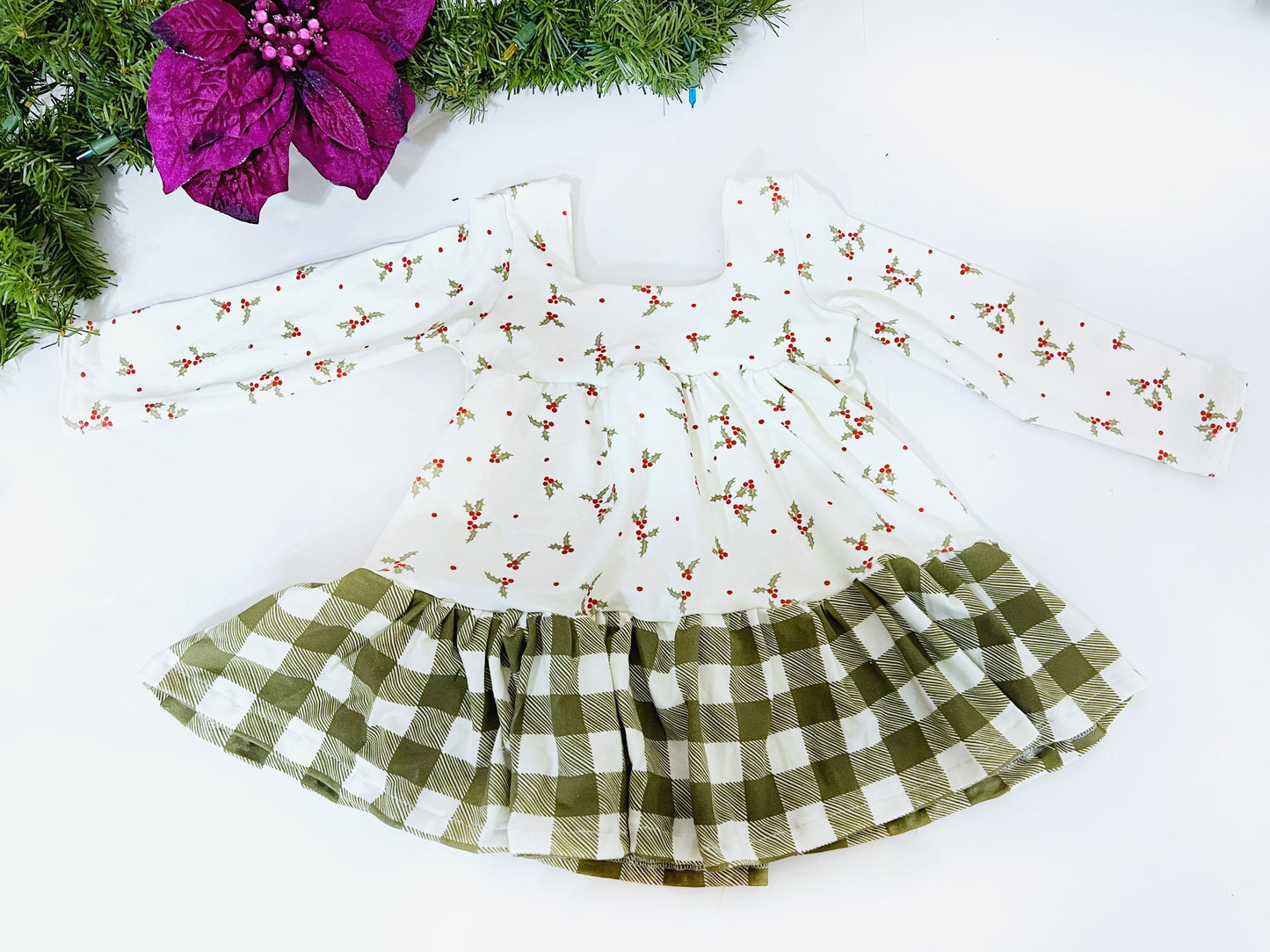 Rts| Long sleeve tiered dress size 2t
