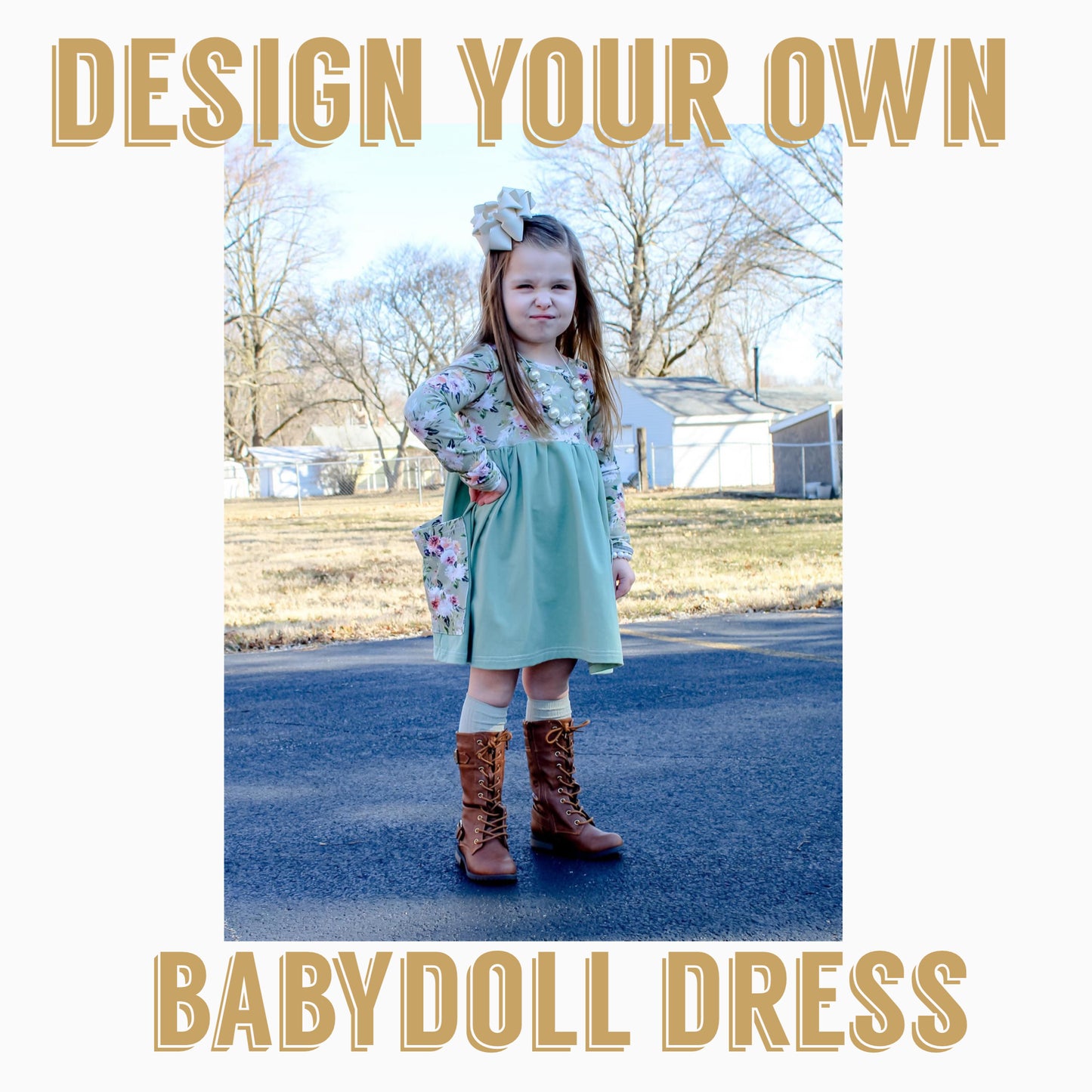Design your own| Baby Doll Pocket Dress