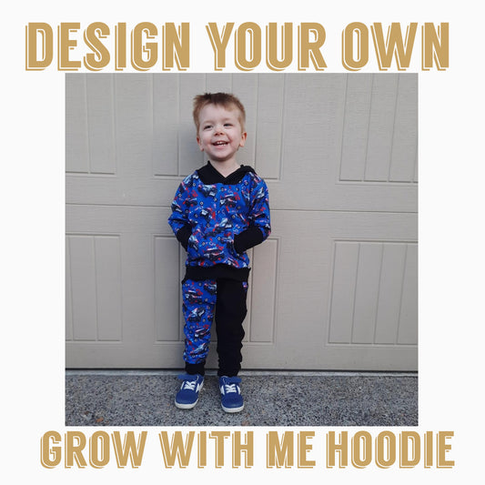 Design Your Own | COLOR BLOCK Grow with Me Hoodie