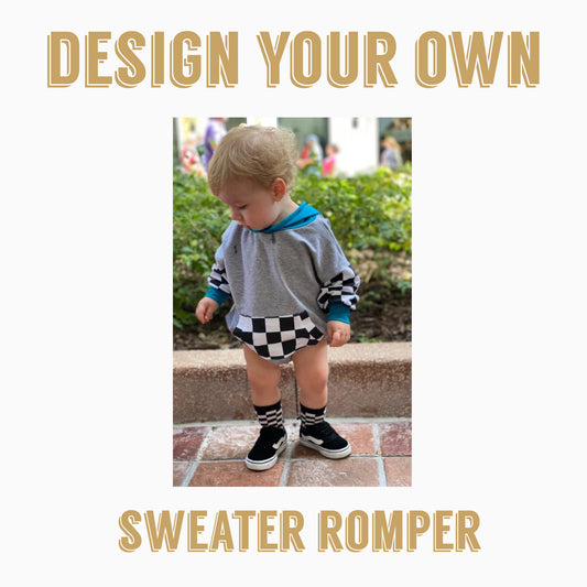 Design Your Own | Unisex Sweater romper