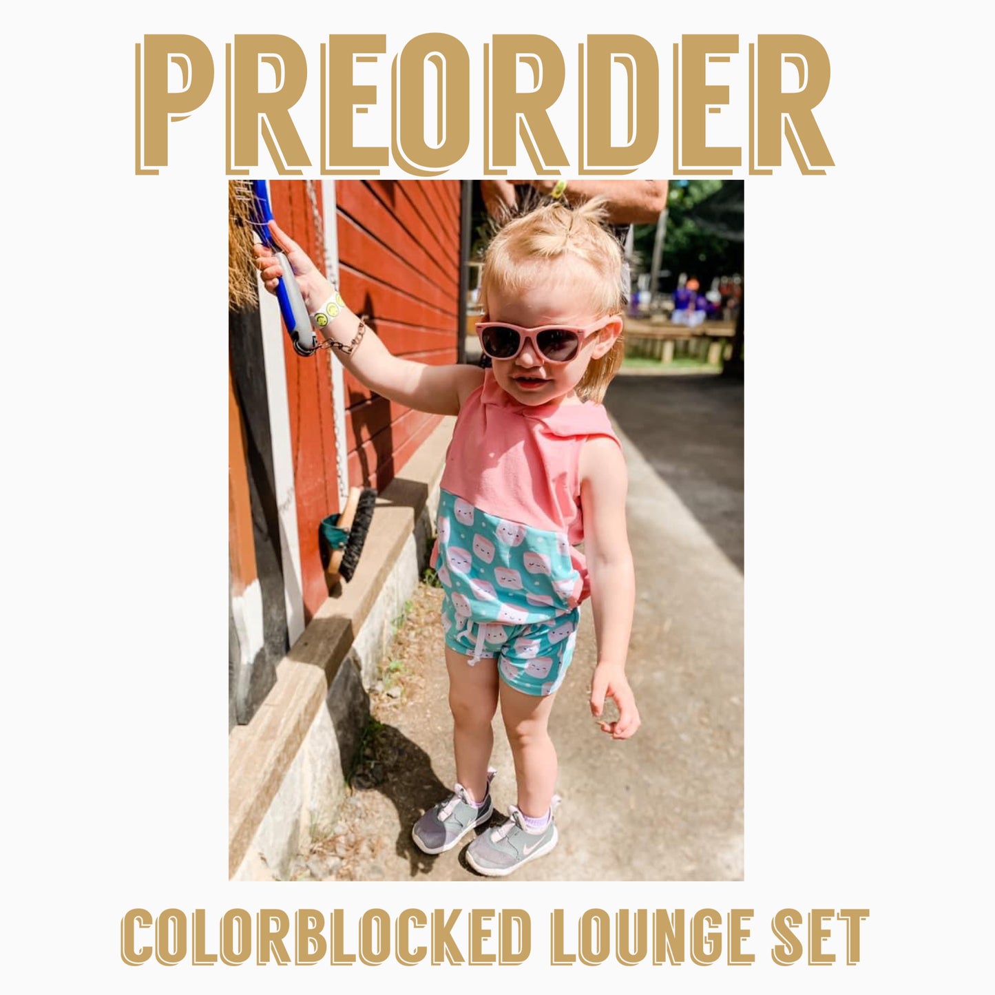 EPIC preorder | Color Blocked Tank Lounge Set