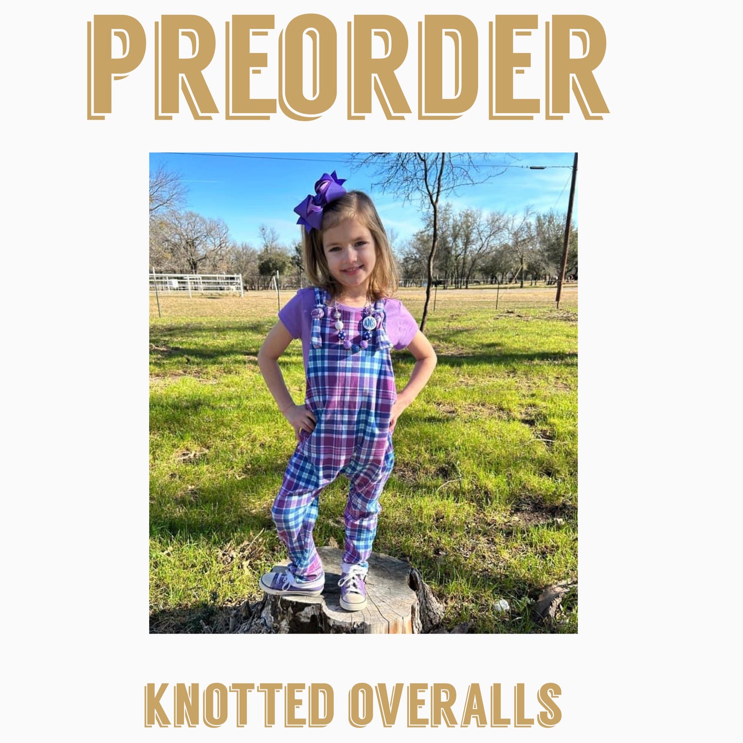 THANKFALL  Pre-order| knotted overalls