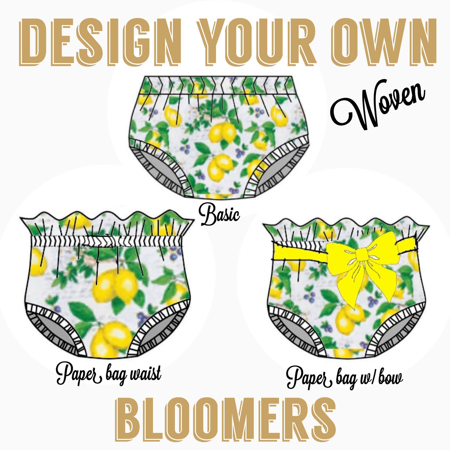 Design your own| Woven Bloomers