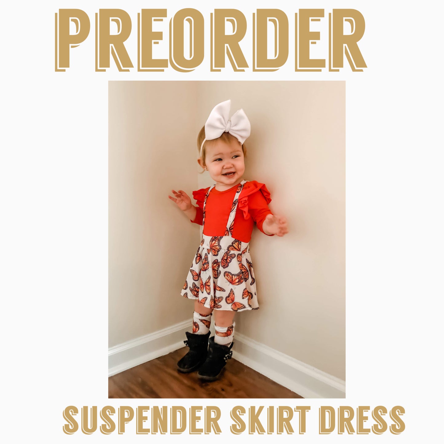 THANKFALL PRE-ORDER| LOW Suspender skirt dress