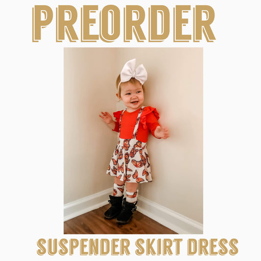 PATRIOTIC PREORDER| LOW Suspender skirt dress