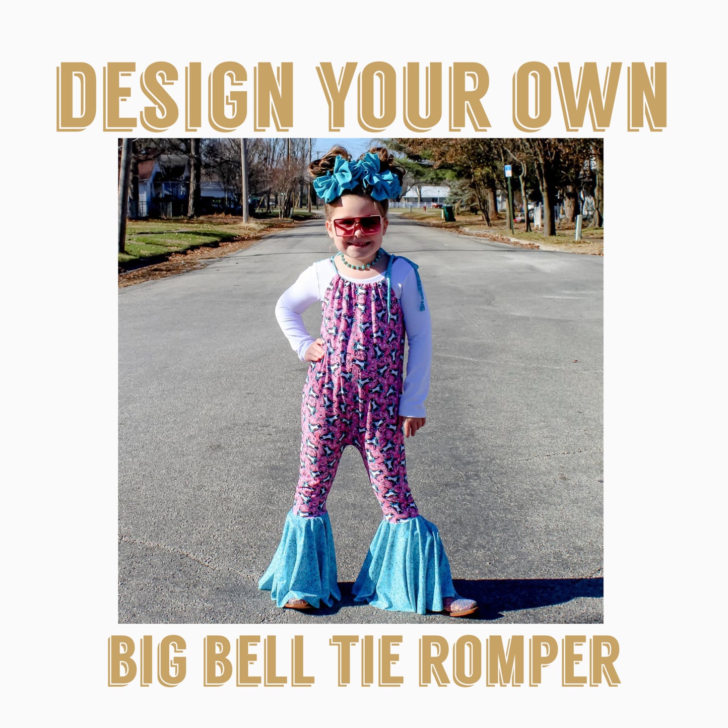Design Your Own | Big Bell Tie Romper