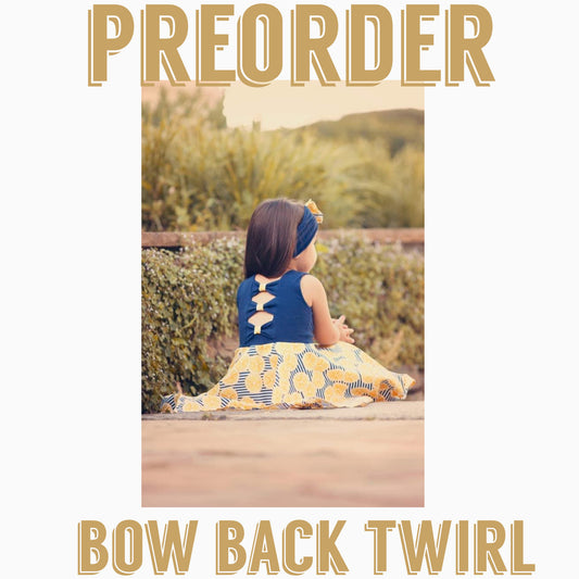 THANKFALL PREORDER | Bow back twirl