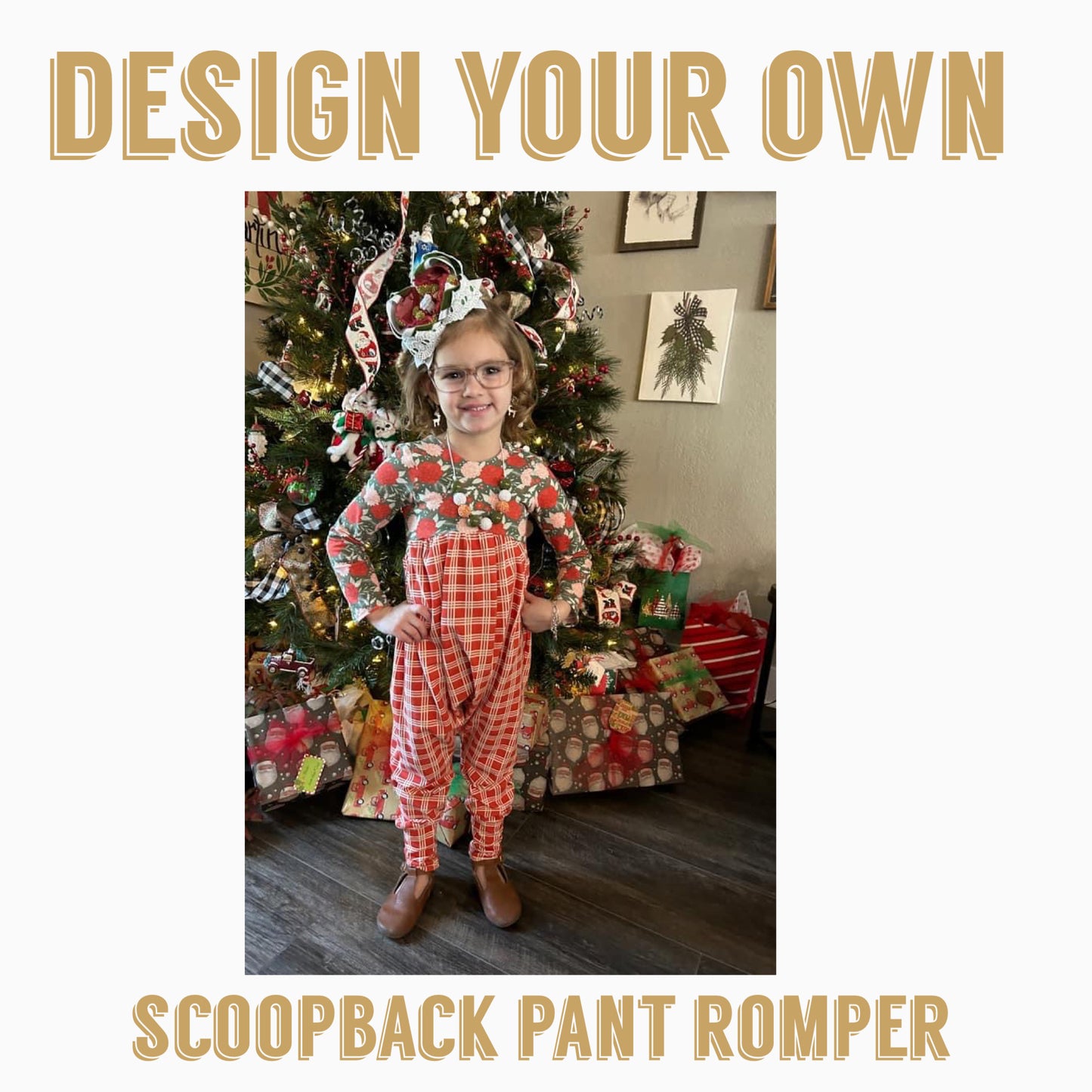 Design your own | Scoop back pant Bubble Romper
