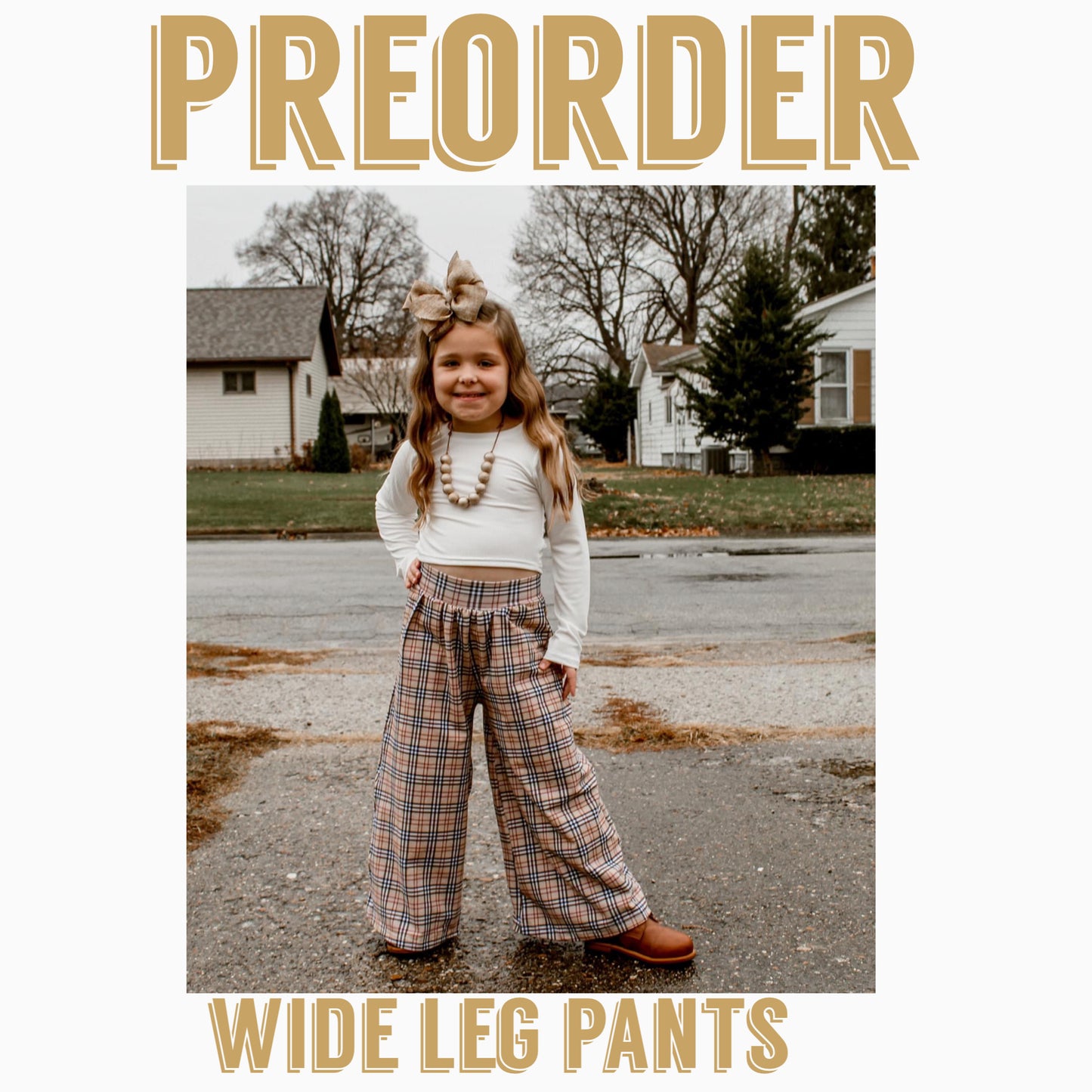 THANKFALL Preorder | Wide leg pants