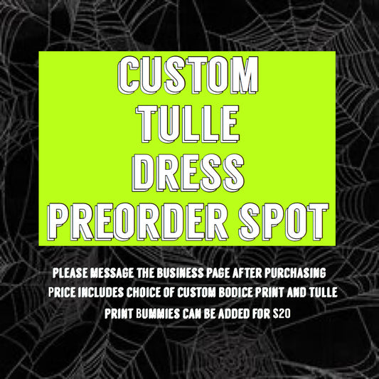 Custom Tulle Dress Spot