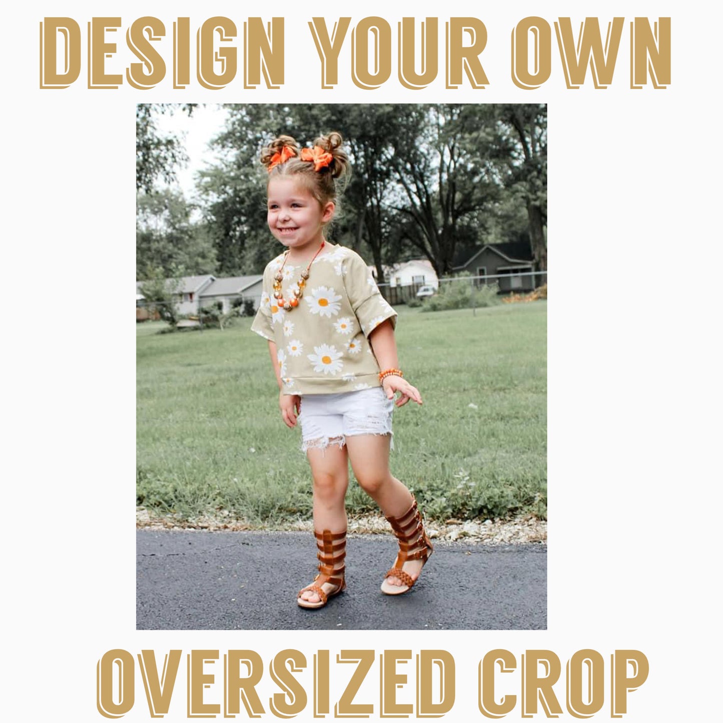 Design your own| Oversized Crop
