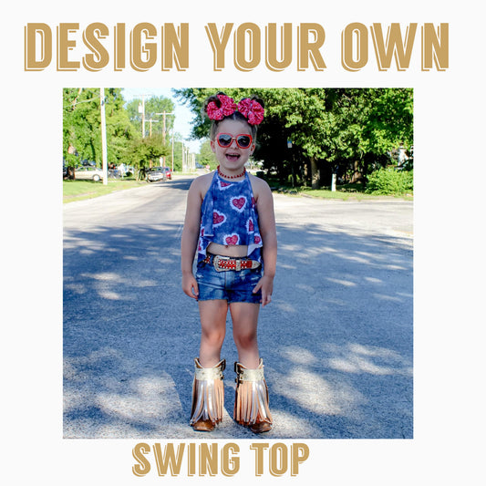 Design Your Own | Crop swing top