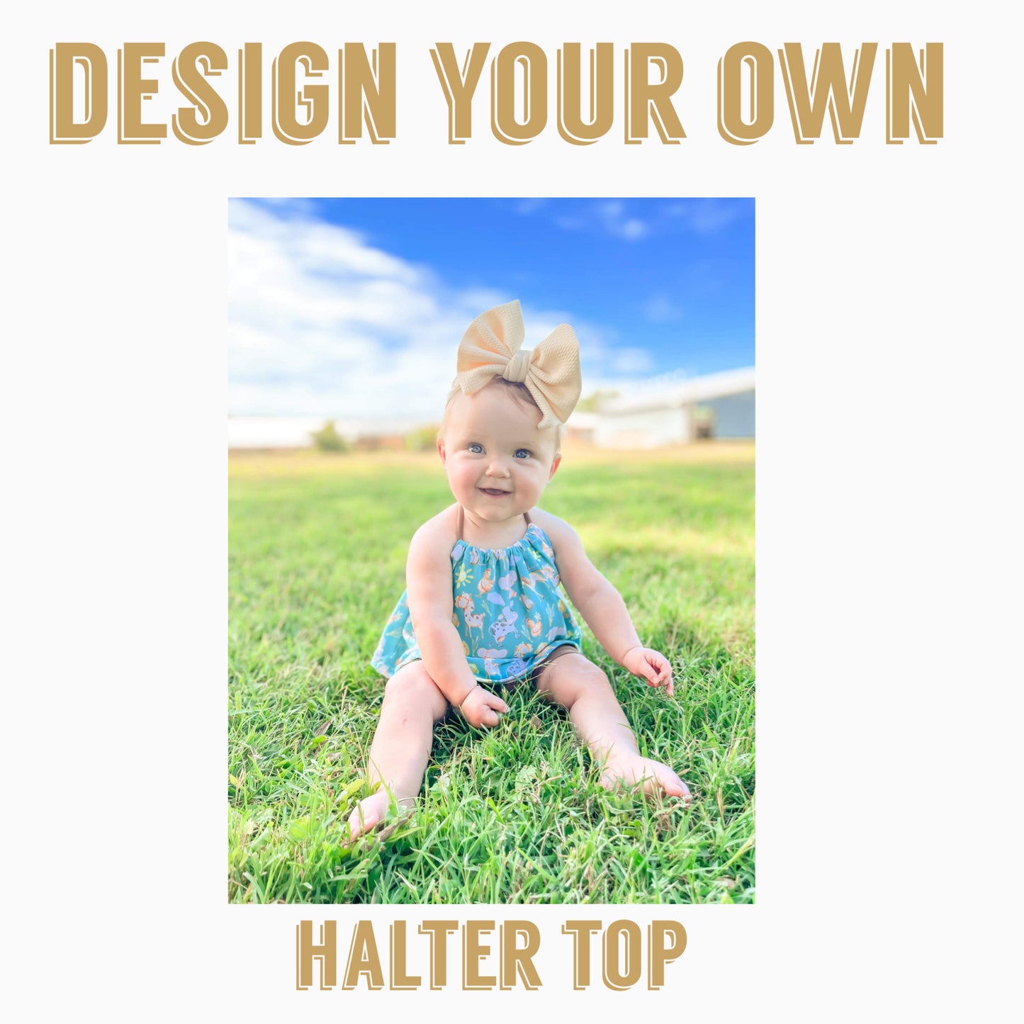 Design Your Own| Halter top